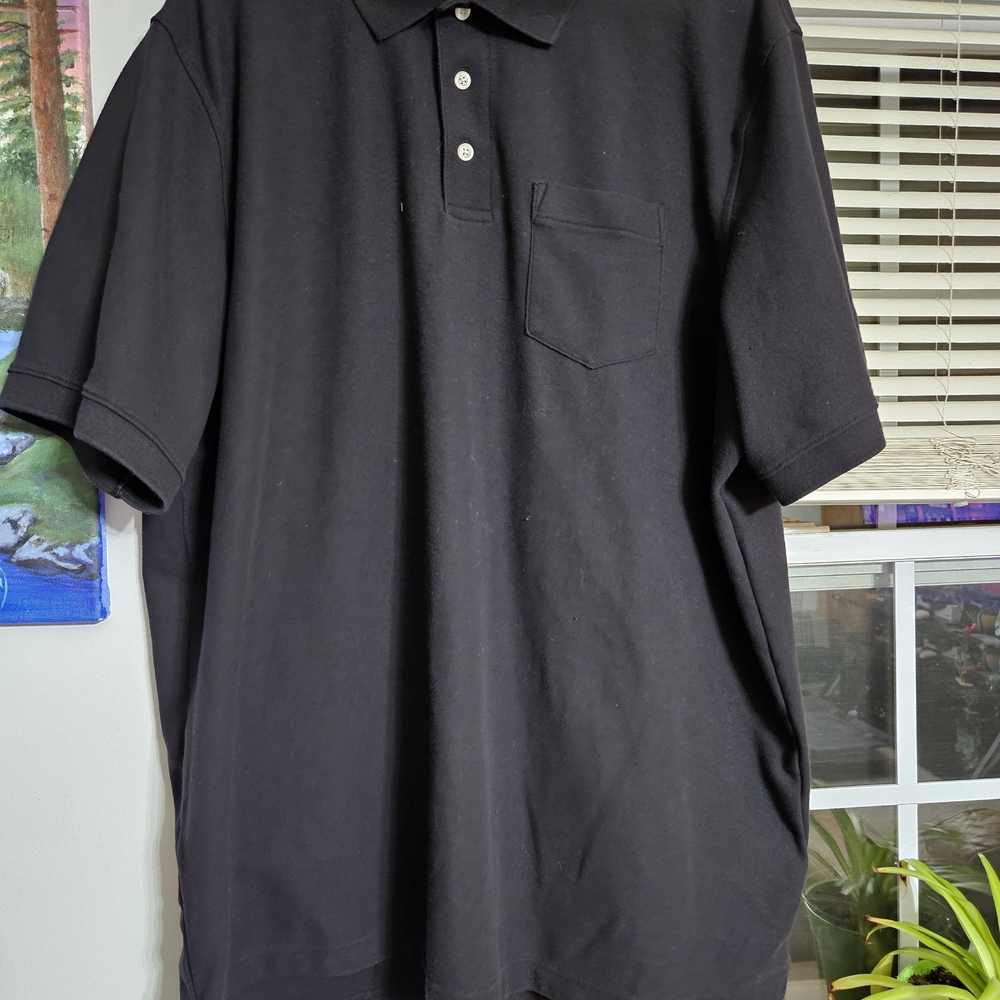 Croft & Barrow Classic Black Polo Shirt